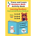 Trace and Learn Numbers Math Activity Book ages 3-6 Pre-School to 1st Grade