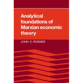 Analytical Foundations of Marxian Economic Theory