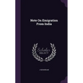 Note On Emigration From India