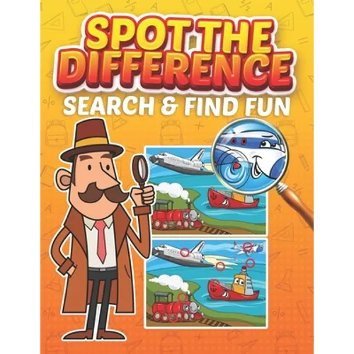 Spot the Difference Search and Find Fun: 30 Totally Engaging Picture Puzzles For Kids & Adults, Cartoon Puzzles of Artworks with Solution