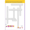 Universal Crossword Puzzles: A crossword puzzles book for all