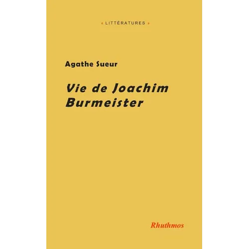 Vie de Joachim Burmeister