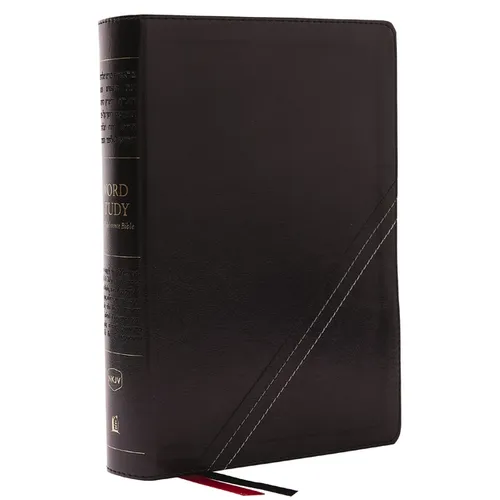 Nkjv, Word Study Reference Bible, Leathersoft, Black, Red Letter, Comfort Print: 2,000 Keywords That Unlock the Meaning of the Bible