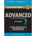Cambridge English Advanced 1 for Revised Exam from 2015 Student's Book with Answers: Authentic Examination Papers from Cambridge English Language Asse