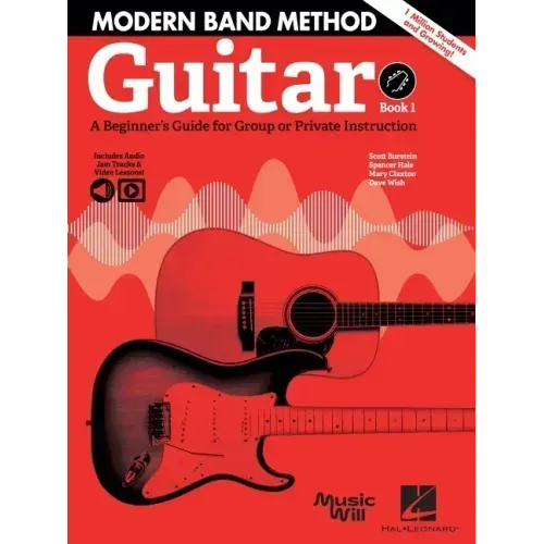 Modern Band Method - Guitar, Book 1: A Beginner's Guide for Group or Private Instruction (Bk/Online Audio)