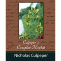 Culpeper's Complete Herbal - Nicholas Culpeper