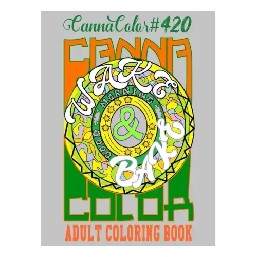 CannaColor #420: Adult Coloring Book