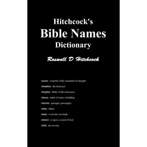 Hitchcock's Bible Names Dictionary