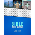 Bible Word Search Large Print: A Christian wordsearch for seniors with Dementia and Alzhiemers Christianity word finder puzzle book for the elderly Me