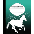 Composition Notebook: Stars and Unicorn Composition Notebook Wide Ruled 7.5 x 9.25 in, 100 pages book for kids, teens, school, students and teachers