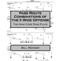 Pass Route Combinations of the 5 Wide Offense: The Nine Core Pass Plays
