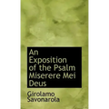 An Exposition of the Psalm Miserere Mei Deus