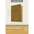 Santa Biblia Ntv, Edición de Referencia Ultrafina, Letra Grande (Sentipiel, Marrón Claro, Índice, Letra Roja)