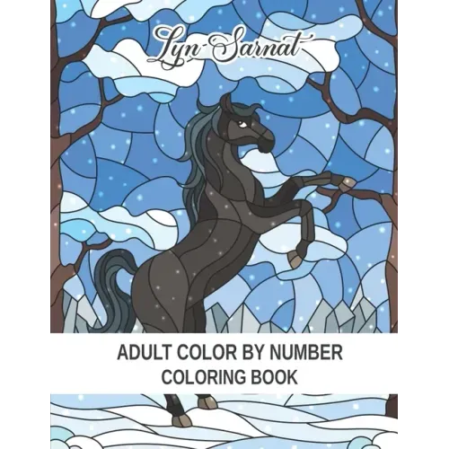 Adult Color By Number Coloring Book: Stress Relieving Design and Relaxing Coloring Pages
