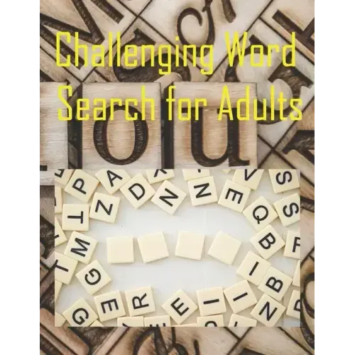 word Puzzle for Adults: Puzzle Books for Adults