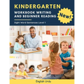 Kindergarten Workbook Writing And Beginner Reading Sight Word Sentences Level 1 English Urdu: 100 Easy readers cvc phonics spelling readiness handwrit