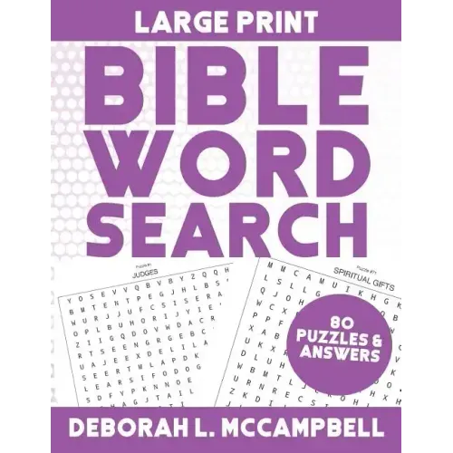 Large Print Bible Word Search: Bible Word Search For Adults and Children