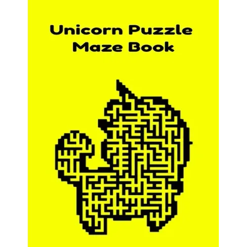 Unicorn Puzzle Maze Book