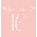 Happy 16th Birthday Guest Book (Hardcover): Sweet Sixteen Guest book, party and birthday celebrations decor, memory book, 16th birthday, happy birthda