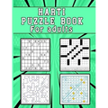 Harti Puzzle Book for Adults: large print Puzzle book mixed ! Soduko, word search, CodeWord and Slitherlink