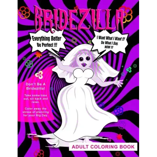BRIDEZILLA - Adult Coloring Book