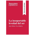 La insoportable levedad del ser de Milan Kundera (Guía de lectura): Resumen y análisis completo