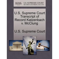U.S. Supreme Court Transcript of Record Katzenbach V. McClung