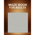 Maze Book For Adults: 50 hard maze puzzles for adults.