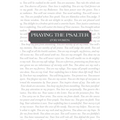 Praying the Psalter (FOR WOMEN)