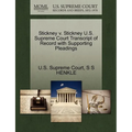 Stickney V. Stickney U.S. Supreme Court Transcript of Record with Supporting Pleadings
