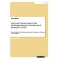 Case Study: Boeing Supply Chain Challenges during the Manufacture of Boeing 787 Aircraft: Boeing Supply Chain Challenges during the Manufacture of Boe