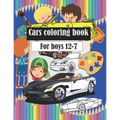 Cars coloring book: Wonderful and beautiful cars, classic cars and police cars for children between the ages of 7 - 8 - 9 - 10 - 11 - 12.