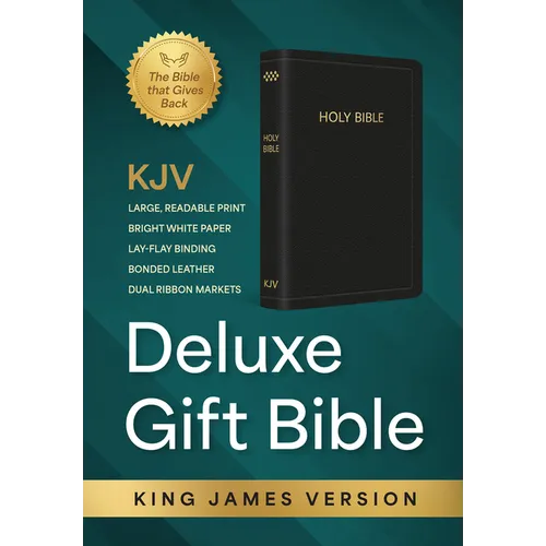 KJV Holy Bible: Deluxe Gift Bible - Black Bonded Leather: King James Version Bible