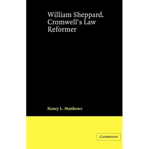 William Sheppard, Cromwell's Law Reformer