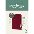 NLT Personal Size Giant Print Bible, Filament Enabled (Leatherlike, Aurora Cranberry, Indexed, Red Letter)
