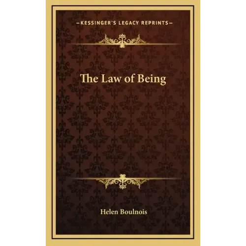 The Law of Being