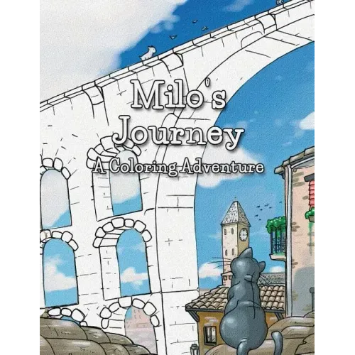Milo's Journey: A Coloring / Painting book featuring the original illustrations from 'Milo & Ze'.