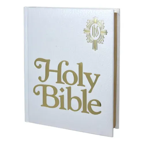 New Catholic Bible Family Edition (White)