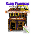 Scary Monsters Halloween/Horror Movie Word Search: The scariest large print word search puzzle book for adult and teens