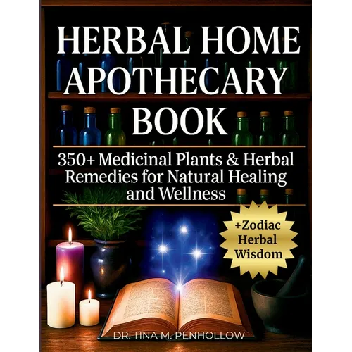 Herbal Home Apothecary Book: 350+ Medicinal Plants and Herbal Remedies for Natural Healing and Wellness