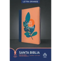 Santa Biblia Rvr60, Edición Zíper Con Referencias, Letra Grande (Sentipiel, Coral/Azul, Letra Roja)