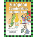 European Country Maps Coloring Book: 46 Blank, Outline and Detailed Country Maps for Coloring, Home, and Education