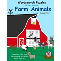 Word Search Puzzles Farm Animals: For kids and Adults Large Print