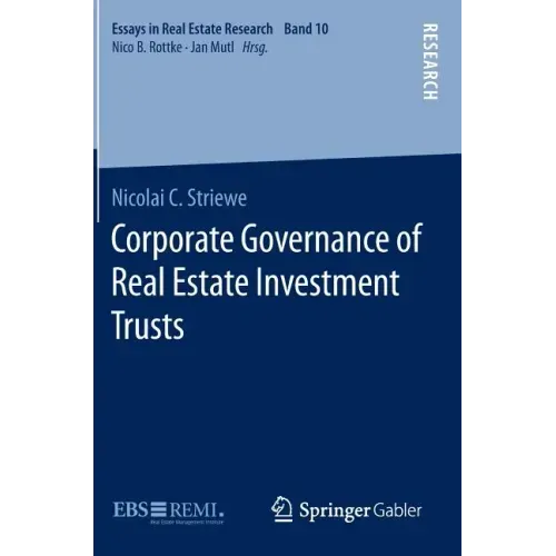 Corporate Governance of Real Estate Investment Trusts