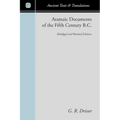 Aramaic Documents of the Fifth Century B.C.
