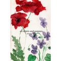 of violets and poppies