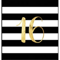 Happy 16th Birthday Guest Book (Hardcover): Sweet Sixteen Guest book, party and birthday celebrations decor, memory book, 16th birthday, happy birthda