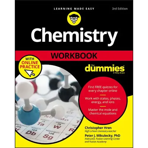 Chemistry Workbook for Dummies with Online Practice