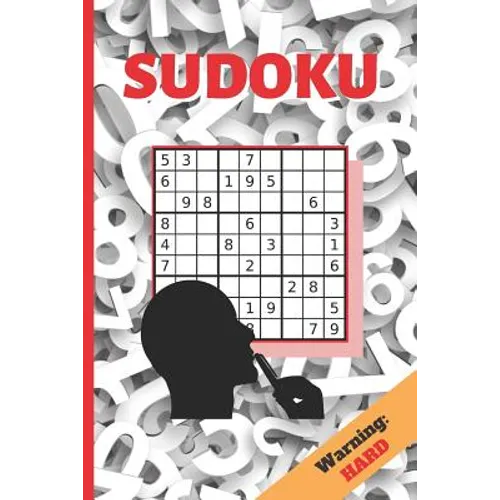 Sudoku: 6" X 9" 100 Hard Sudoku Puzzles Book with Answer Keys Included. Tons of Fun. Easy-To-Read Font Sudoku Book.