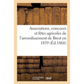 Associations, Concours Et Fêtes Agricoles de l'Arrondissement de Brest En 1859
